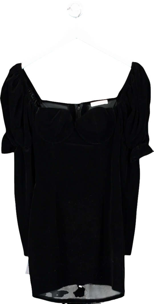 Cinderella's Closet Black Royal Victorian Mini Dress UK S