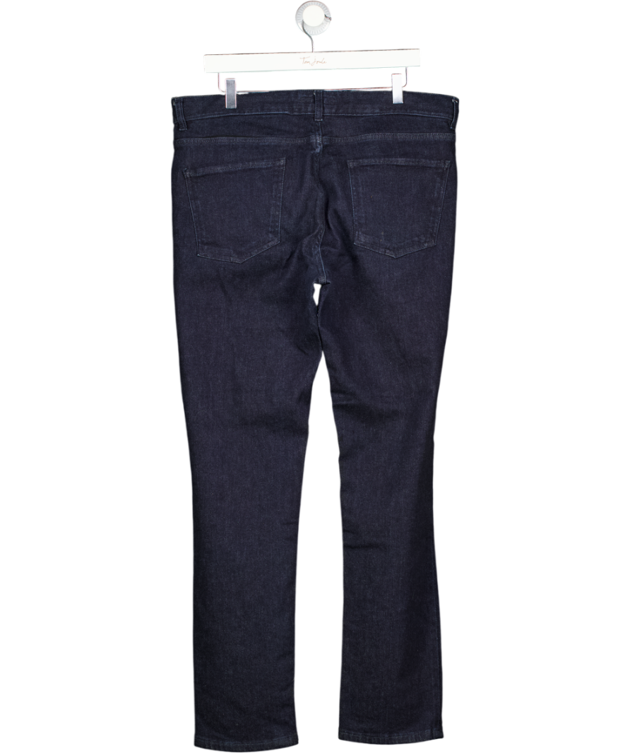 LUCA FALONI Dark Blue Cashmere Denim Jeans W34