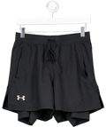 Under Armour Black Ua Launch 2-in-1 7" Shorts UK S