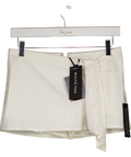 WHITE FOX Can't Get Enough Mini Skort White UK XS