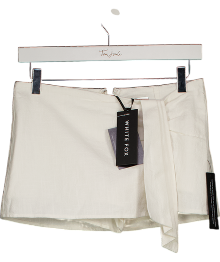 WHITE FOX Can't Get Enough Mini Skort White UK XS
