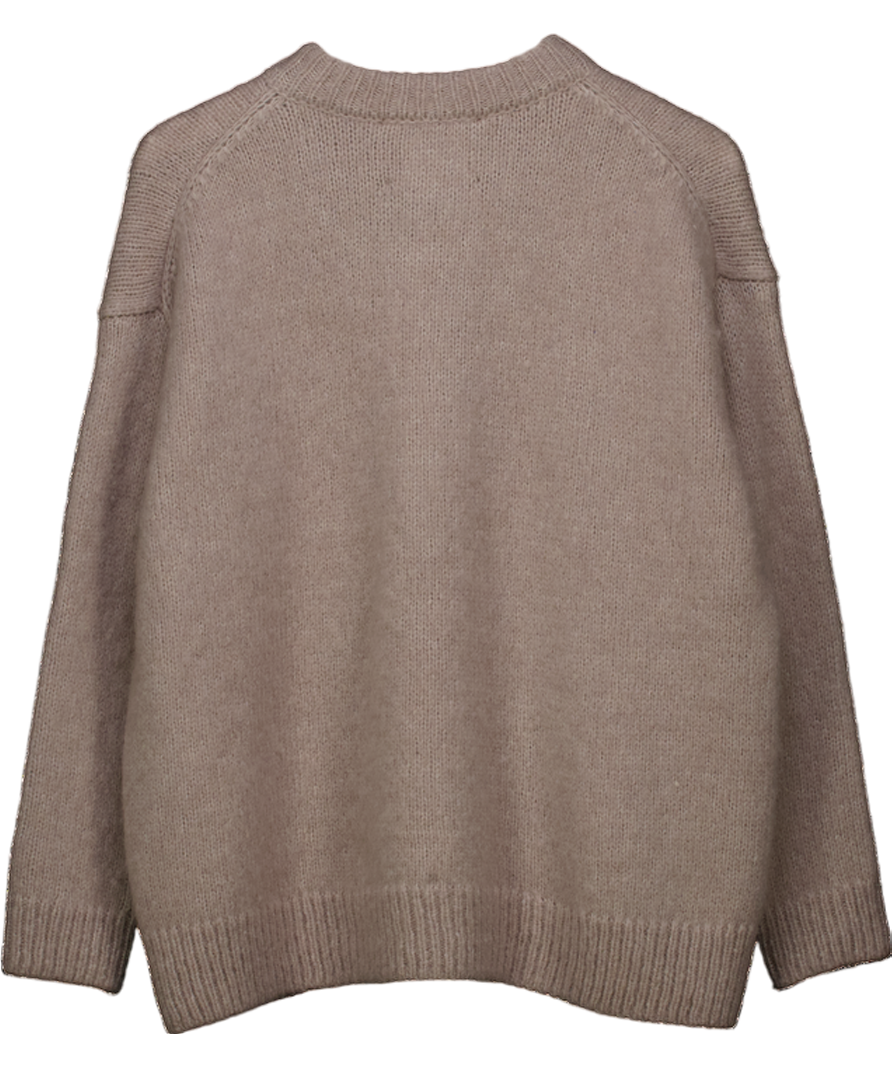 Mr Mittens Beige Alpaca / Wool Blend Lexa Jumper UK XS/S