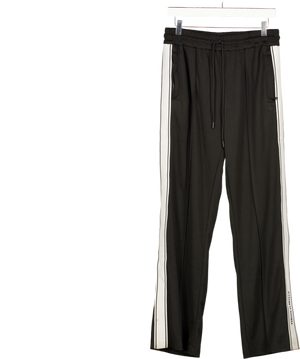 The Couture Club Black Tape Mesh Jogger UK S
