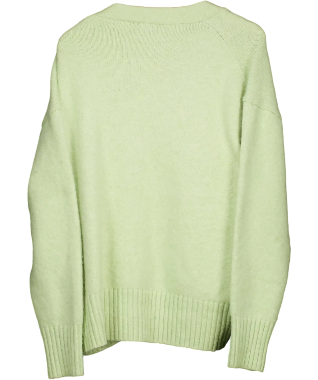 Karen Millen Mint Green V-neck Cardigan UK M