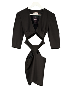 MYBESTFRIENDS Black Lia Mini Blazer Dress UK XS