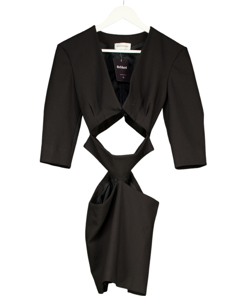 MYBESTFRIENDS Black Lia Mini Blazer Dress UK XS