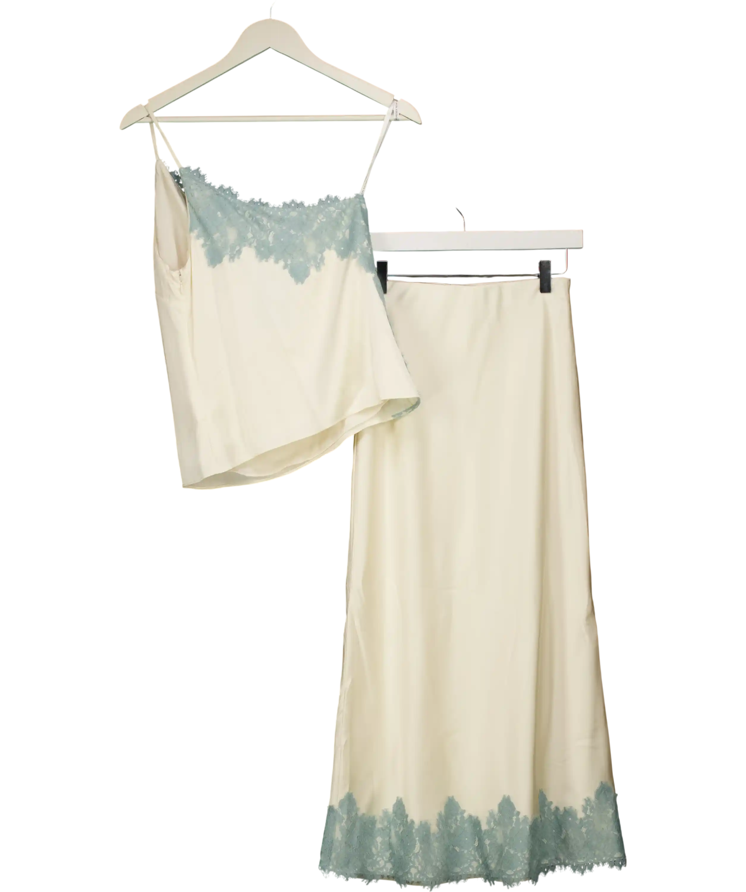 FOREVER NEW Cream & Blue Holiday Set UK 8