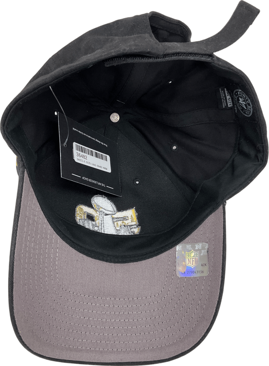 47 Brand Black Nfl Superbowl Cap One Size - Reliked
