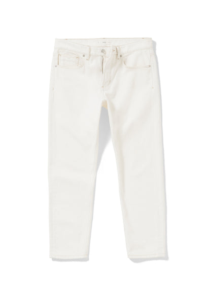 MANGO White Ben Tapered Cropped Jeans W30