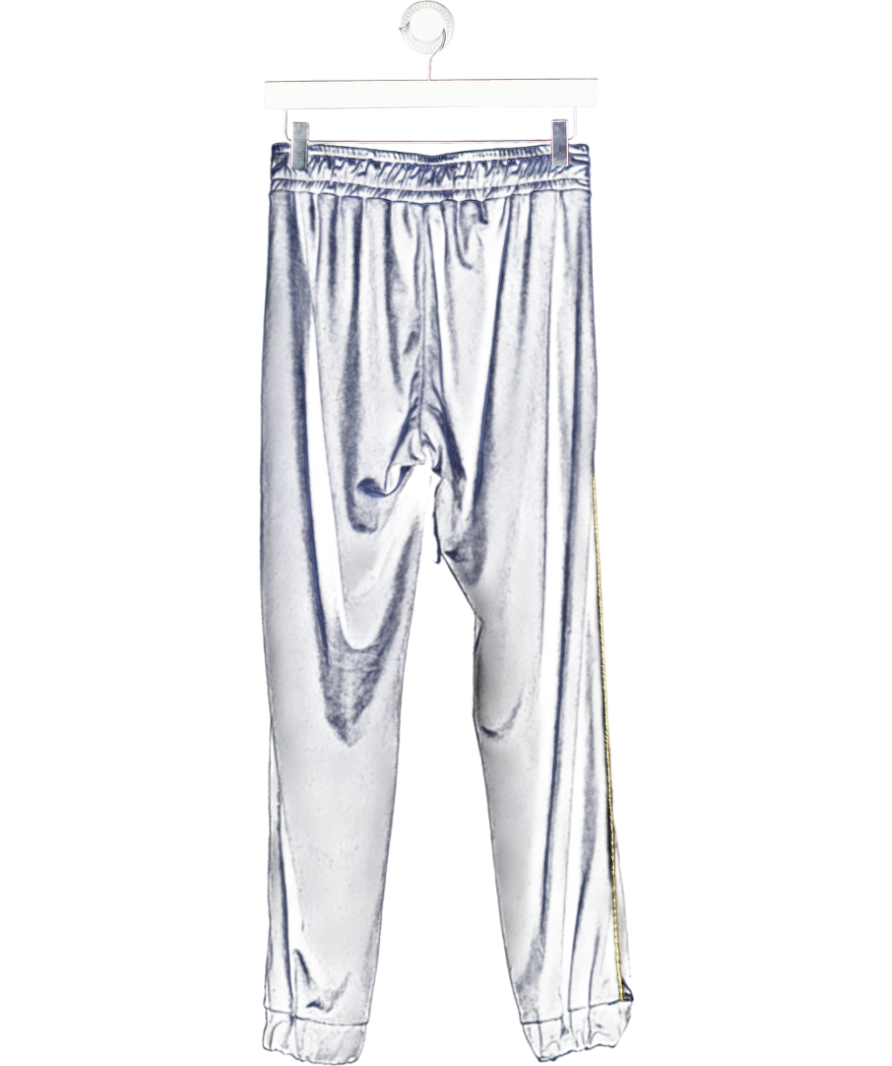 Pinko Blue A96f Velour Cuffed Joggers UK 6