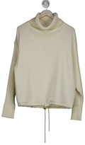Varley Cream Double Soft Hannah Cowl Neck Sweat UK M