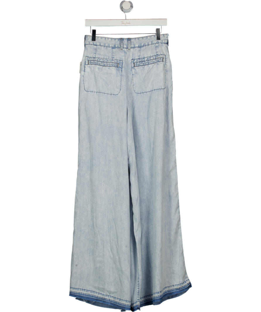 GAP X Zac Posen Blue High Rise Draped Denim Jeans W27