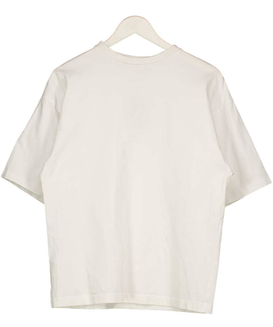 ARRANGE Oversized Premium Heavy Weight T-shirt In White UK XS
