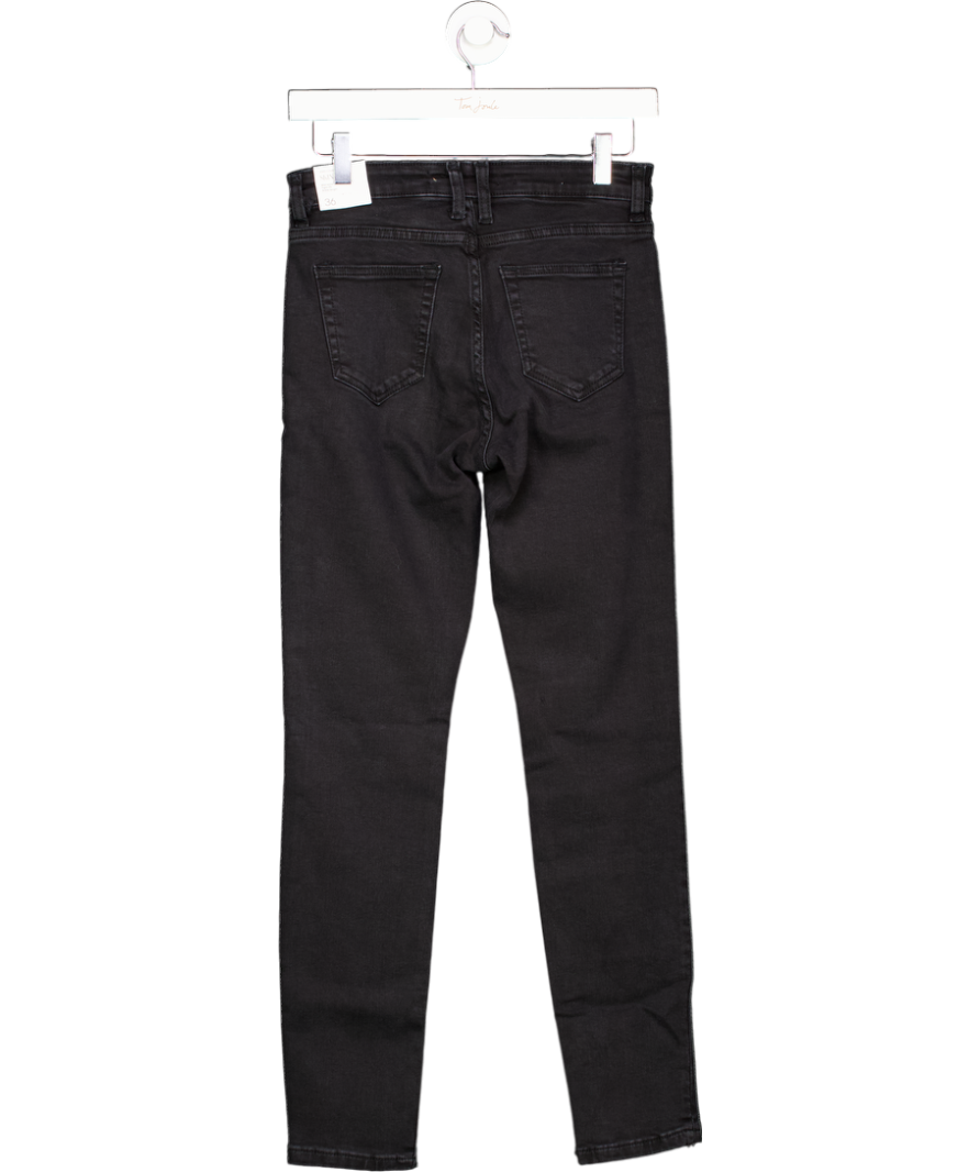 MANGO Black Mid-rise Skinny Jeans UK 8