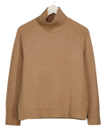 J. MCLAUGHLIN Beige Cashmere Turtleneck Jumper UK M
