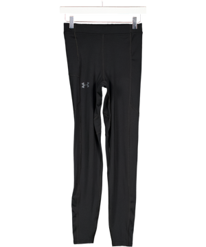 UNDER ARMOUR Black Fitted Training Joggers UK S