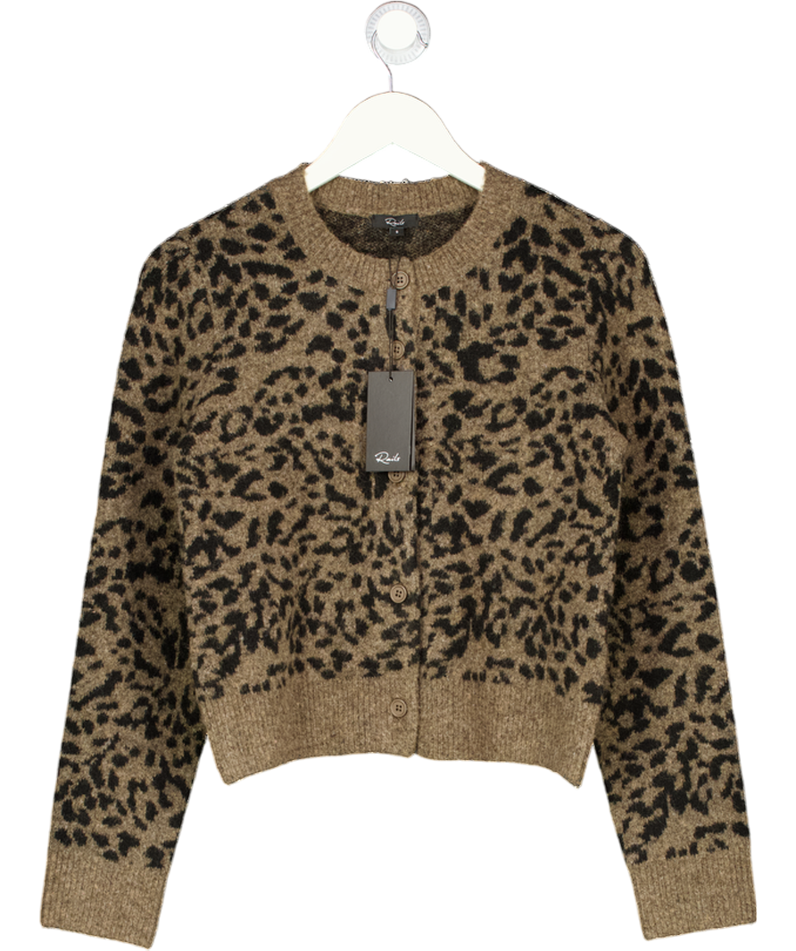 RAILS Brown Matilda Cardigan Spotted UK S