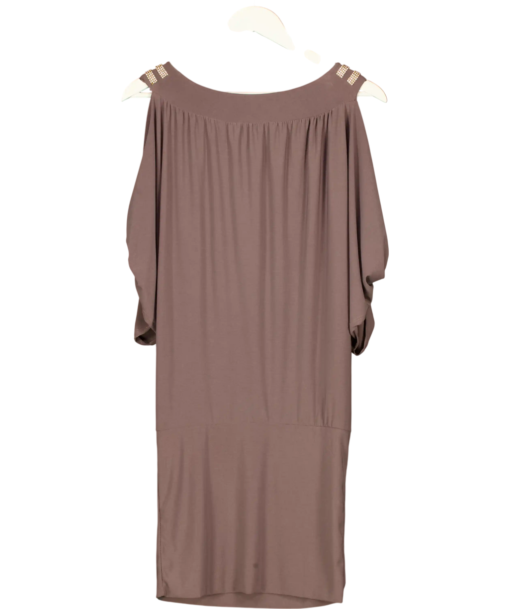 Flam Mode Grey Spring Dress UK S