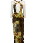 Outcast Yellow Pertunia Maxi Dress Olympia UK XS