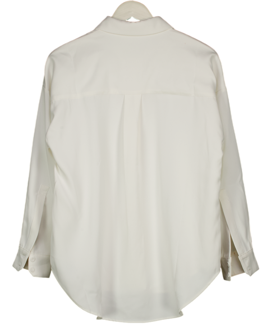 ODDMUSE White Oversize Button Down Shirt UK XXS-XS