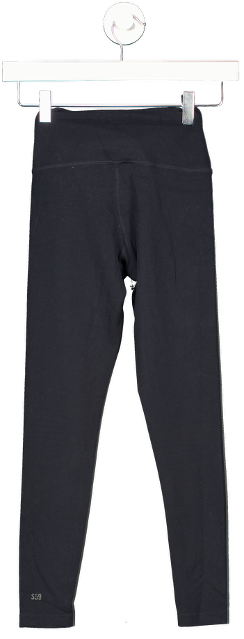 Splits59 Black Airweight High-rise Stretch Woven Leggings UK S