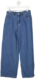 M&S Blue The Wide-leg Jeans UK 10
