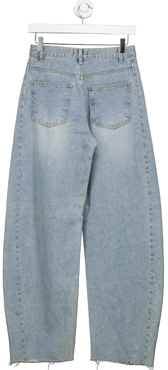 Oak + Fort Blue Vintage Wash Barrel Jean UK XS