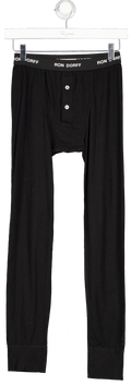 Ron Dorff Black Long Johns Leggings UK S