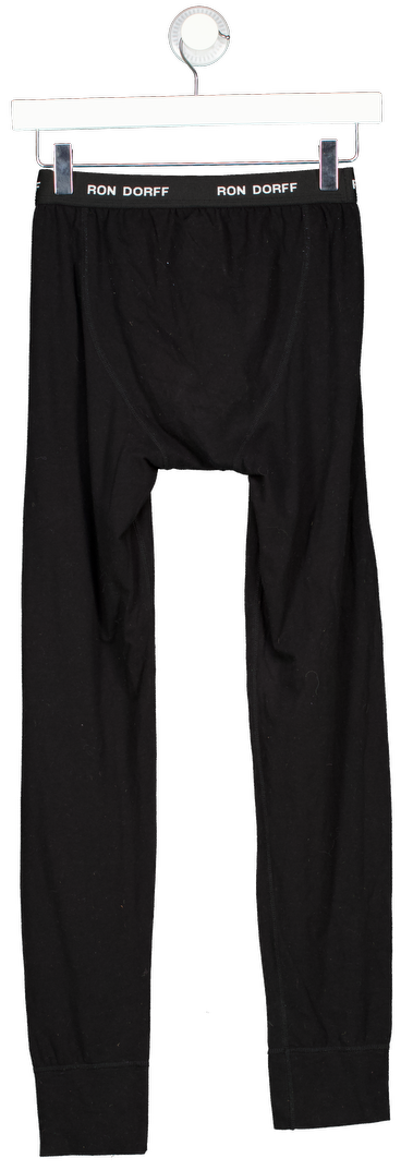 Ron Dorff Black Long Johns Leggings UK S