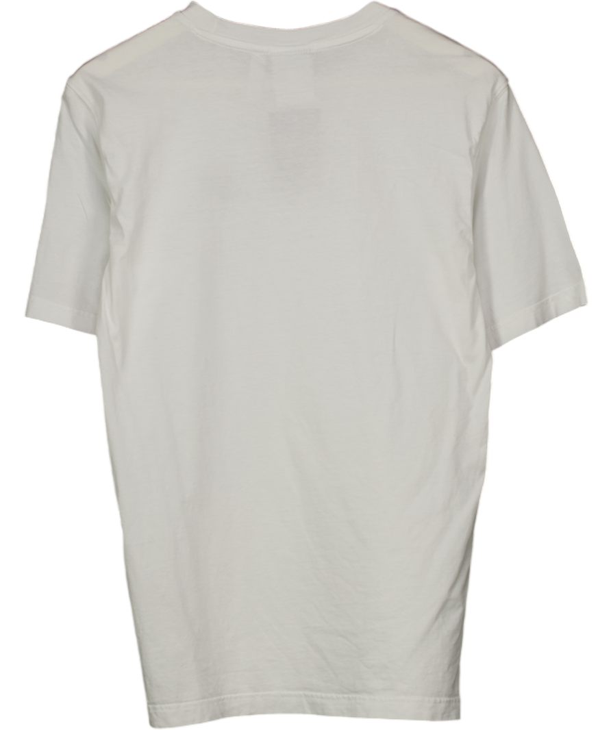 adidas White Trefoil Essentials Tee UK S