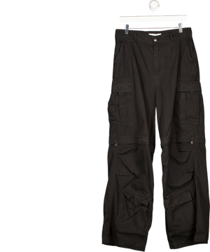ARCANA Black Zip Off Cargo Trousers W30