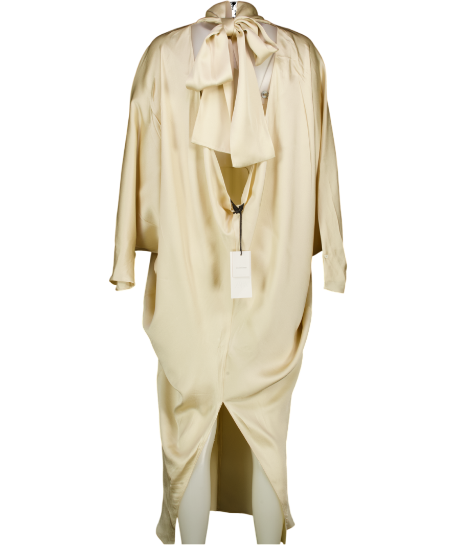 ZARA Beige Zw Collection Limited Edition Satin Tunic UK S