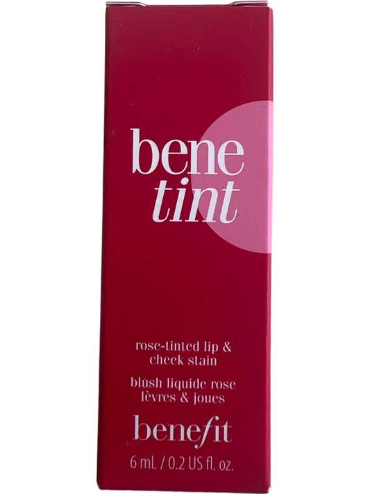 Benefit Benetint Cheek And Lip Stain Rose-Tinted Longwear Smudge-Proof Beauty 6ml
