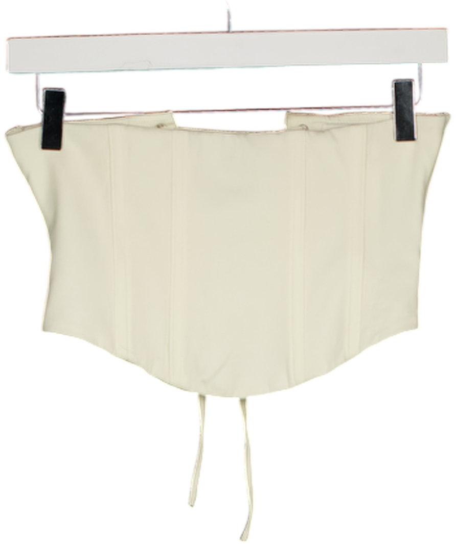 Mars the Label Cream Lace Up Corset UK 8