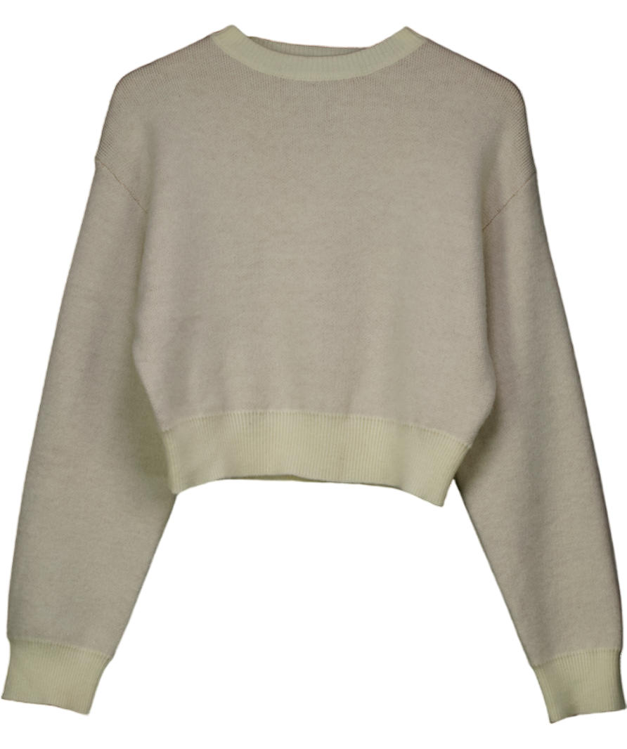 White Fox Cream Knitted Jumper UK XS/S