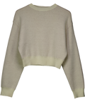 White Fox Cream Knitted Jumper UK XS/S