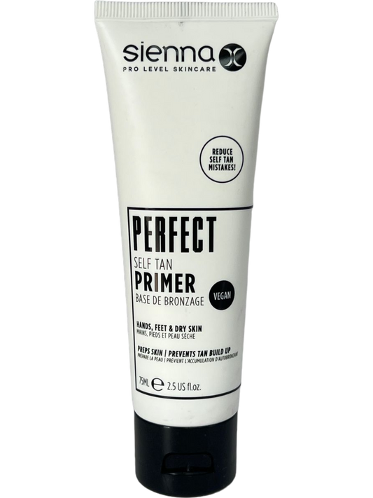 Sienna X Perfect Self Tan Primer Vegan for Hands, Feet & Dry Skin 75ml