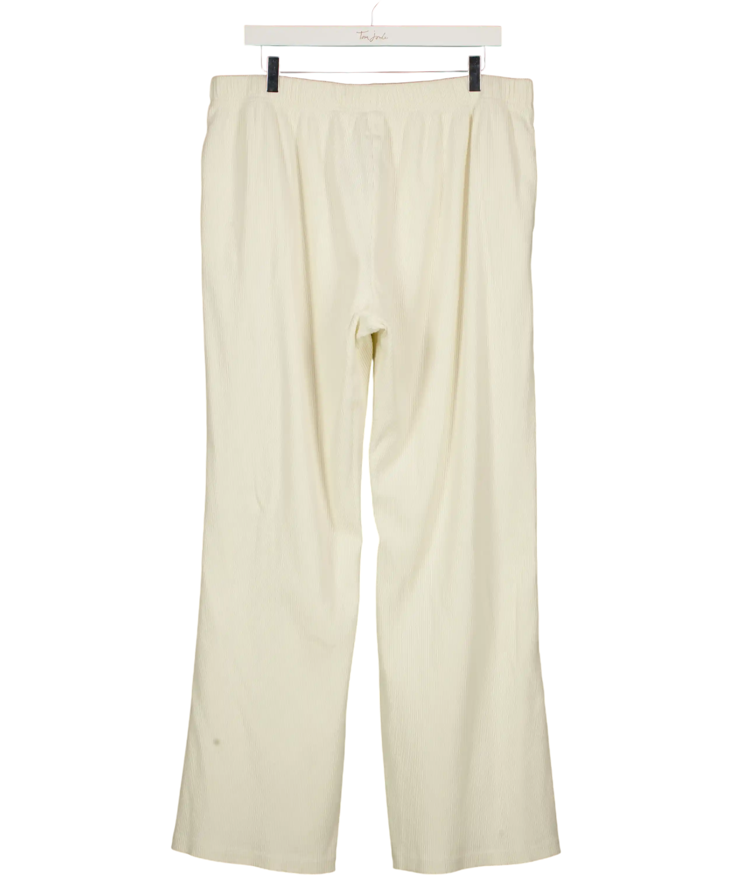 MAEBE Awayday Cream Pleated Wide Leg Trousers UK XXXL