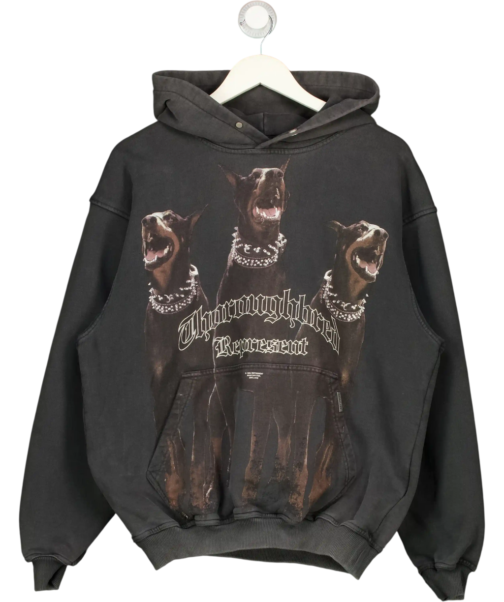 Represent Grey Thoroughbred Hoodie UK XS