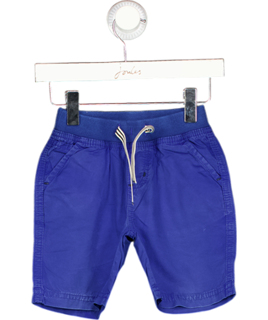 PETITE BATEAU Blue Plain Cotton Shorts 3 Years