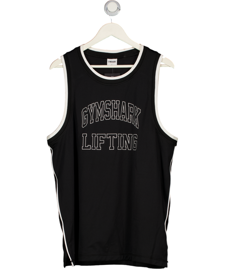 GYMSHARK Black Lifting Tech Tank Top UK L