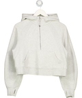 Lululemon Grey Scuba Oversized Half-zip Hoodie UK S