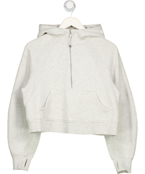 Lululemon Grey Scuba Oversized Half-zip Hoodie UK S