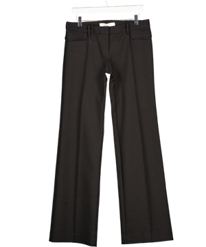 DION LEE Black Scuba Seam Detail Flare Trouser UK 10