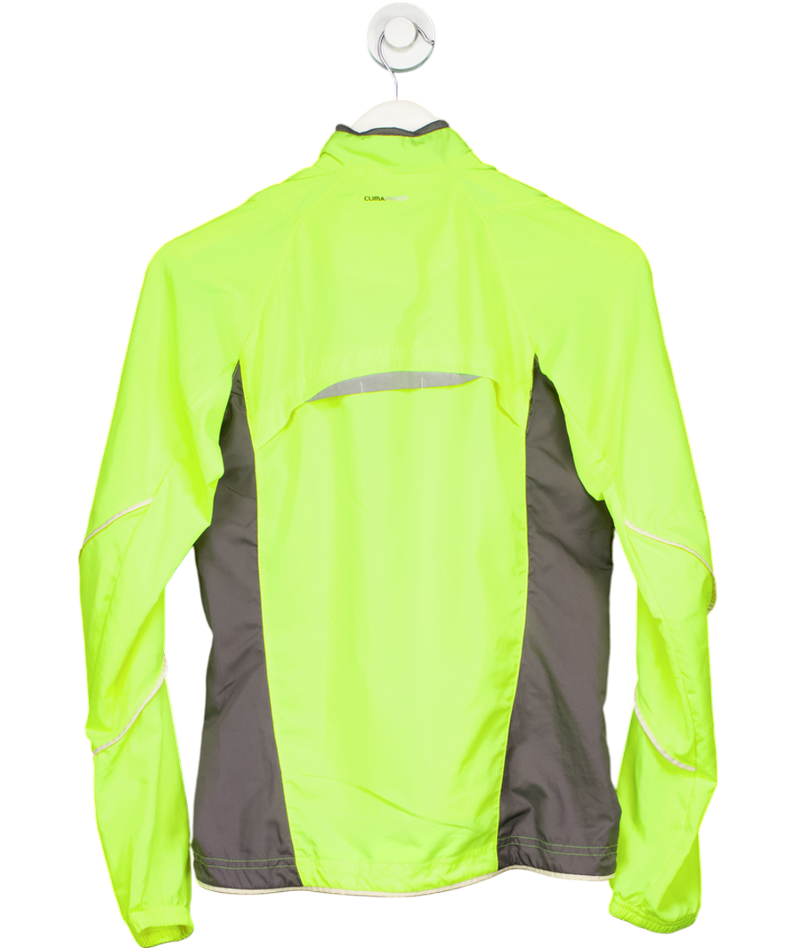 adidas Yellow Climaproof Neon Windbreaker Jacket UK 8