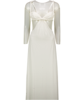 WHITE FOX Tessara Twist Maxi Dress Off White UK XS