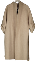 Jovonna London Beige Supersoft Belted Coat UK S
