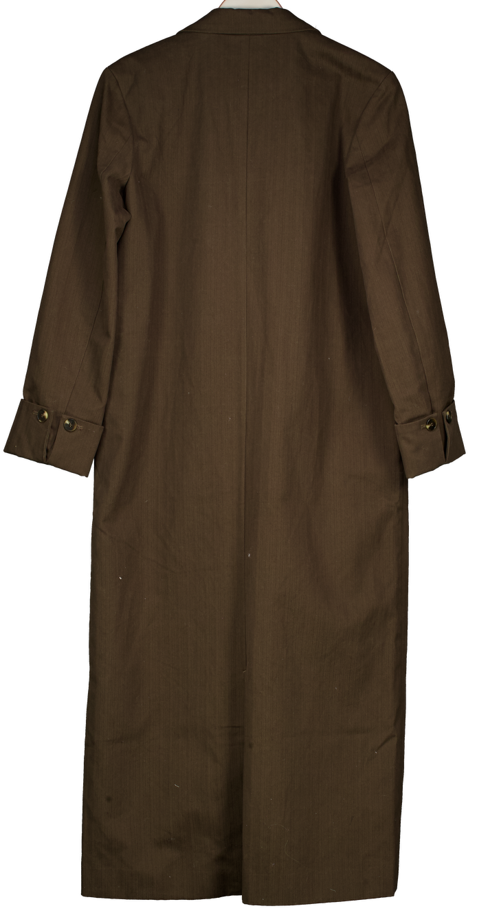 Lounge Underwear Dark Brown Oversized Longline Blazer UK 6