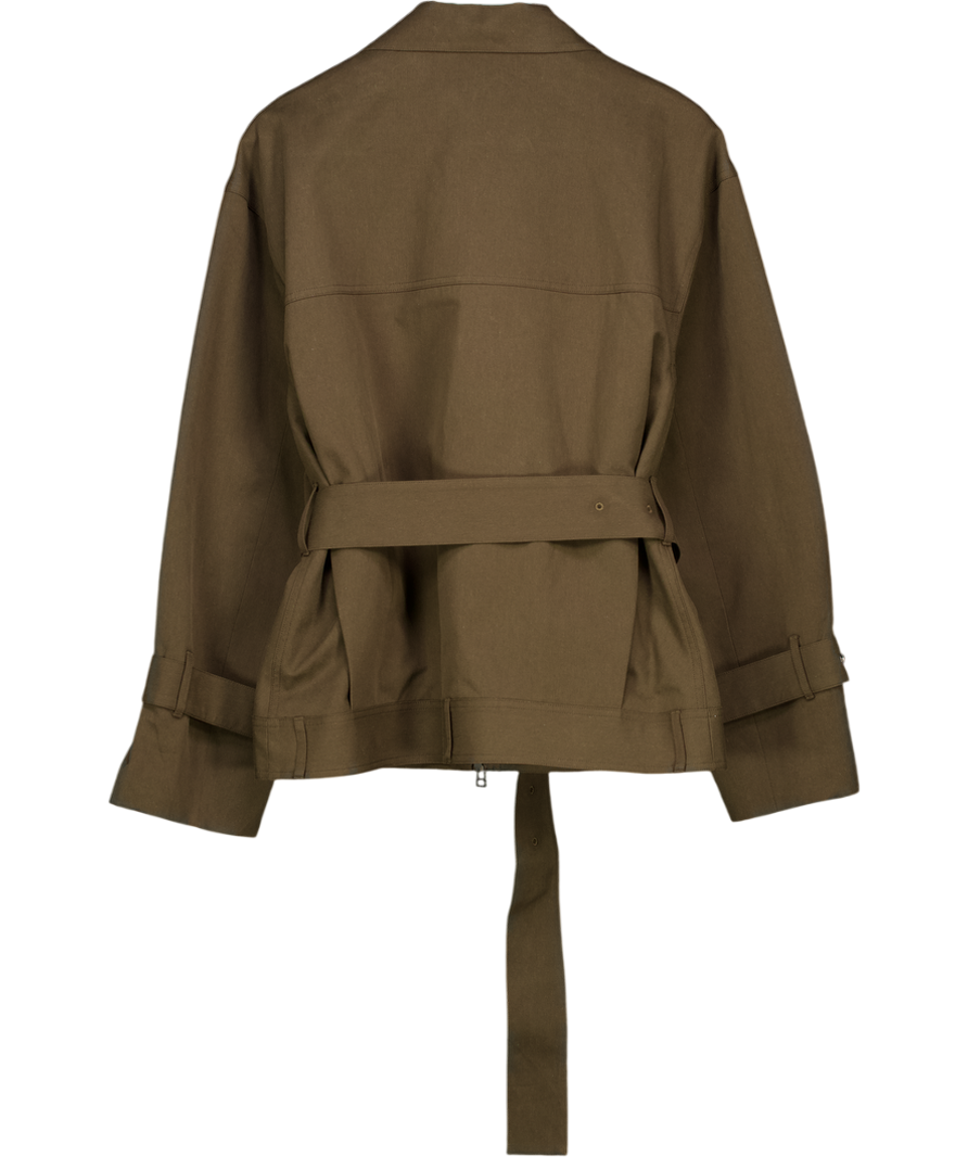 CAMILLA AND MARC Aileron Bomber Jacket In Cypress Green UK XS/S