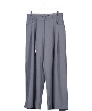 Lioness Blue Slouch Tie Up Trousers UK S